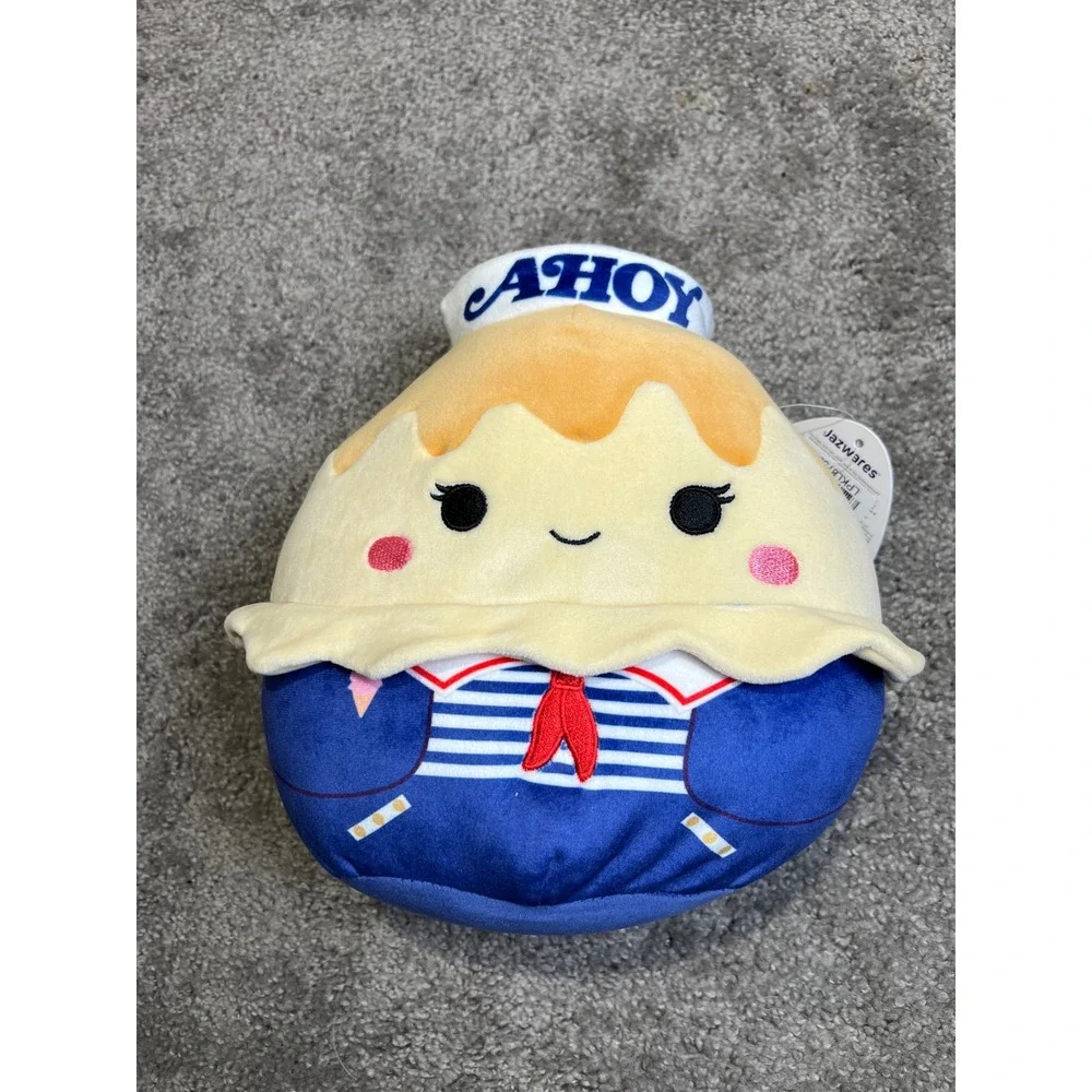 Squishmallows Stranger Things USS Butterscotch 8 inch Scoops Ahoy Plush NWT